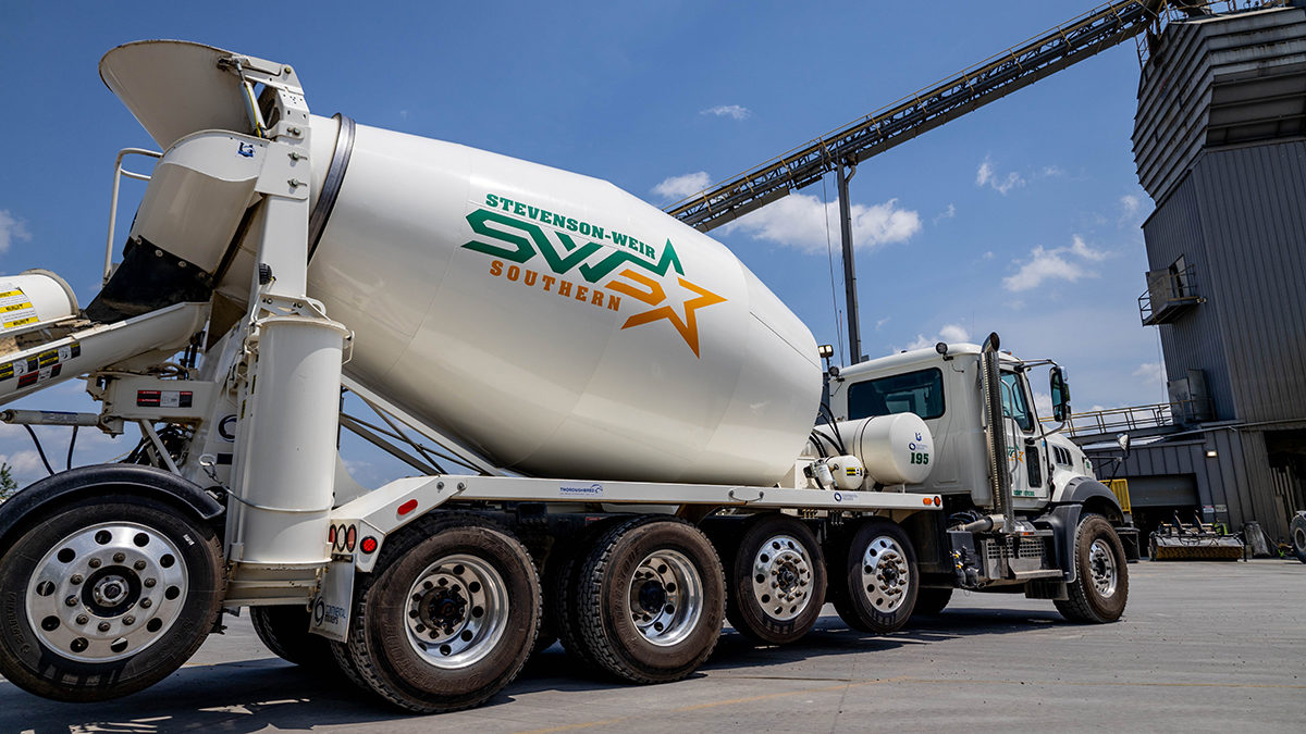 Stevenson-Weir/Southern ready-mix concrete trucks